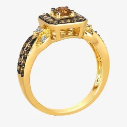 Le Vian® Ring featuring 5/8 CT. Chocolate Diamonds® 1/8 CT. Nude Diamonds™ set in 14K Vanilla, Honey or Strawberry Gold™