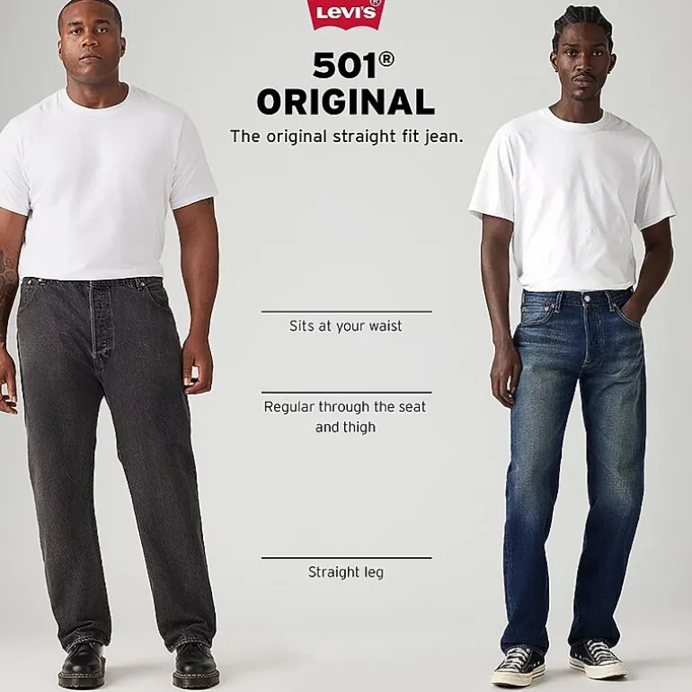 Levi's® Big and Tall Mens 501™ Straight Leg Regular Fit Jean