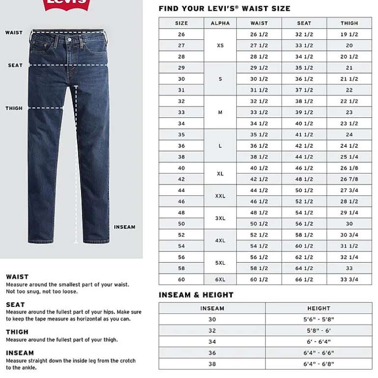 Levi's® Big and Tall Mens 550™ Tapered Leg Relaxed Fit Jeans