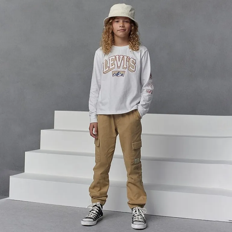 Levi's® Big Kid Boys Adjustable Waist Drawstring Waist Cuffed Cargo Pant
