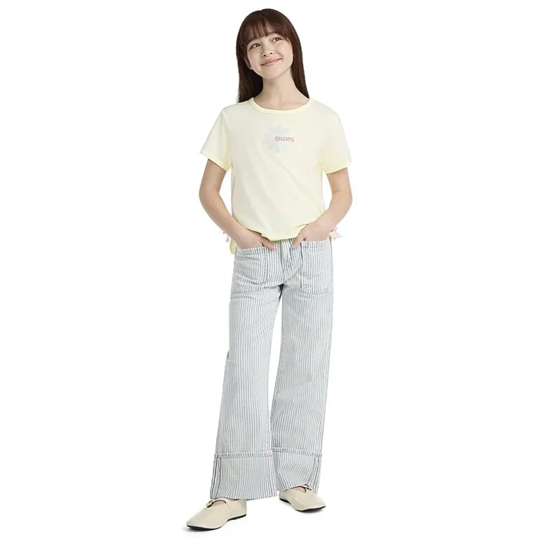 Levi's® Big Kid Girls Crew Neck Short Sleeve Regular Fit Graphic T-Shirt