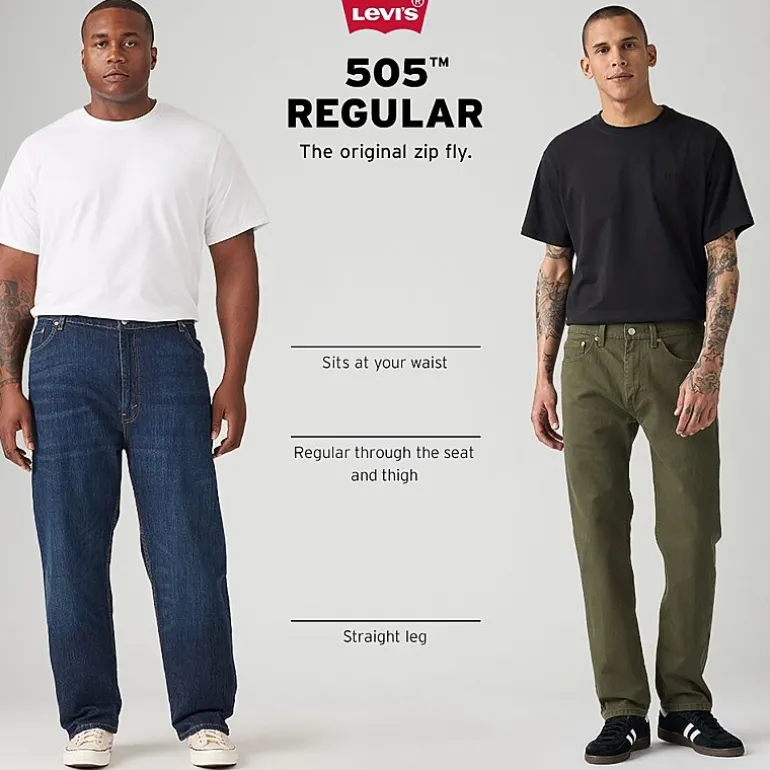 Levi's® Big & Tall Mens 505™ Regular Fit Jeans