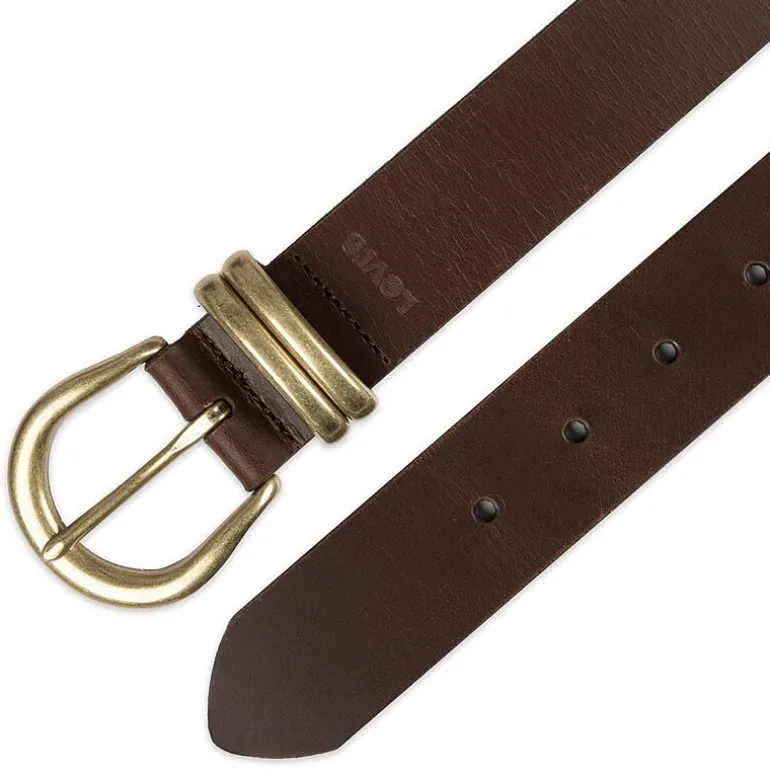 Levi's® Double Metal Loop Casual Belt, Genuine Leather Womens Belt