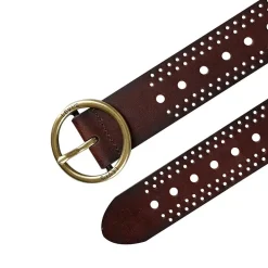 Levi's® Fully Adjustable Belt, Round Centerbar Buckle, Genuine Leather Womens Belt