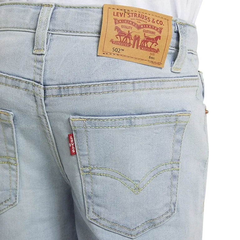 Levi's® Little Boys Adjustable Waist Mid Rise 502™ Tapered Leg Jean