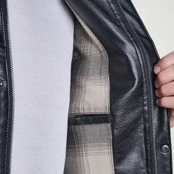 Levi's® Mens Midweight Faux Leather Trucker Jacket