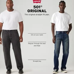 Levi's® Mens 501™ Regular Fit Straight Leg Jean
