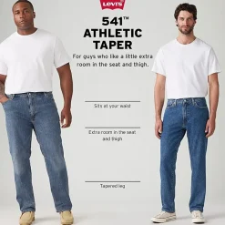 Levi's® Mens 541™ Stretch Fabric Tapered Leg Athletic Fit Jean