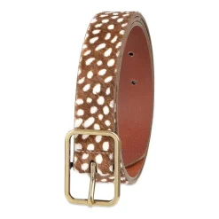 Levi's® Rectangle Centerbar Buckle Casual Belt, Genuine Leather Womens Belt