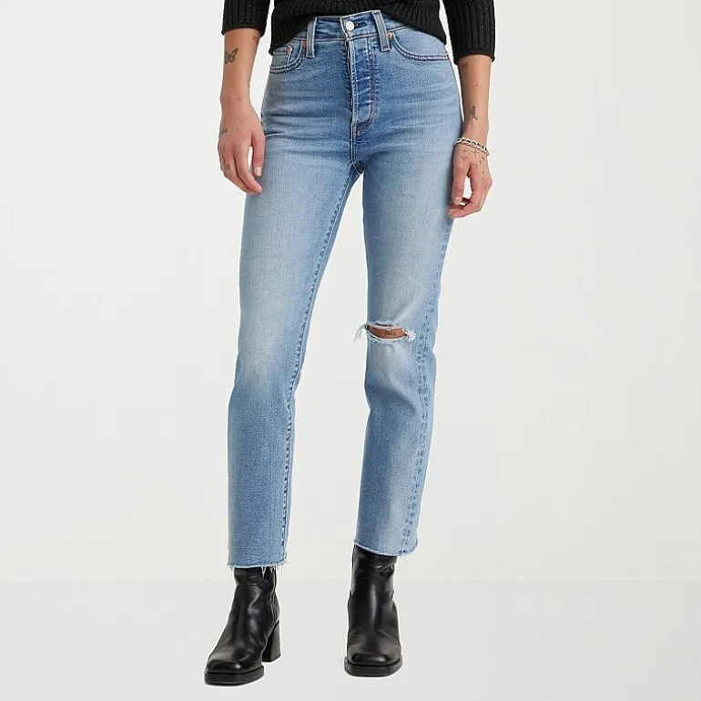 Levi's® Wedgie Straight Womens High Rise Straight Leg Jean