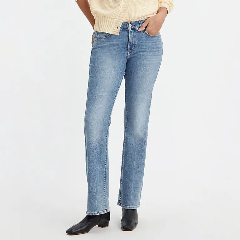 Levi's® Womens Mid Rise Stretch Fabric Relaxed Fit Bootcut Jean