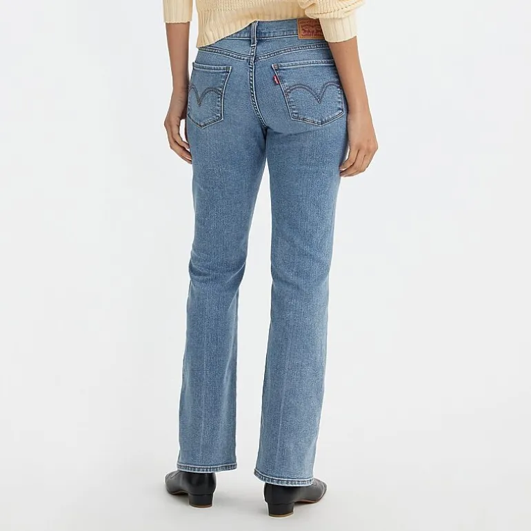 Levi's® Womens Mid Rise Stretch Fabric Relaxed Fit Bootcut Jean