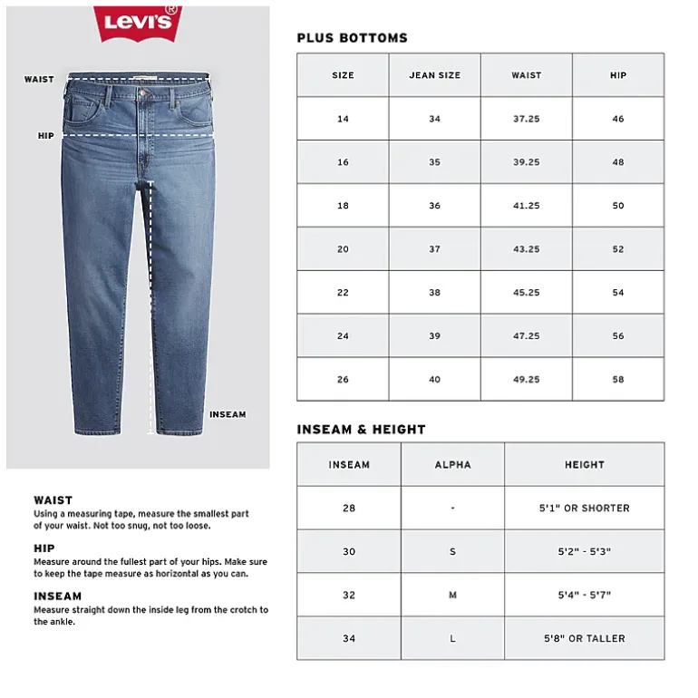 Levi's® Womens Plus Classic Straight Jean