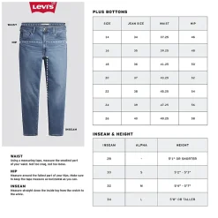 Levi's® Womens Plus Classic Straight Jean
