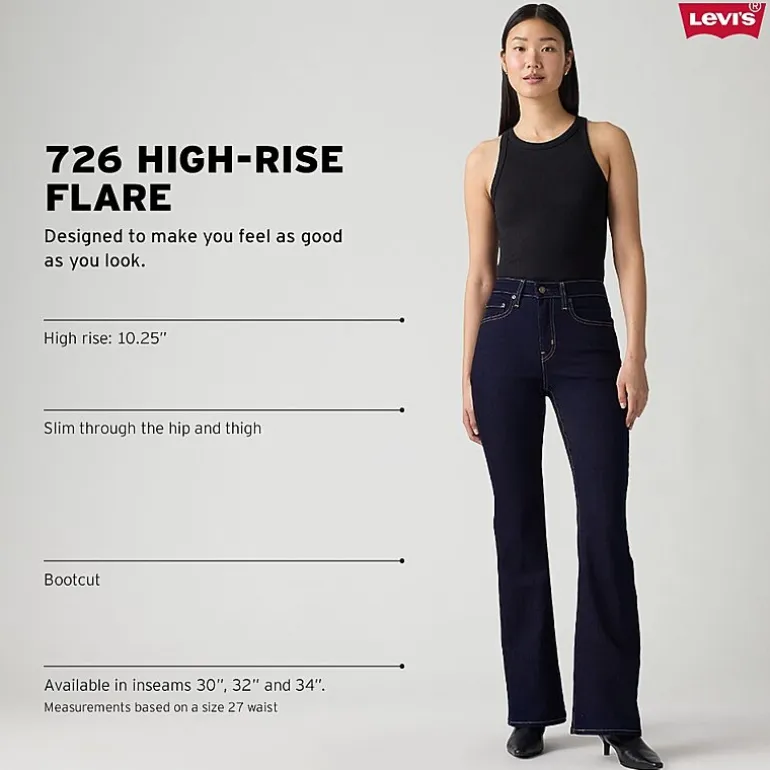 Levi's® Womens Plus 726 High Rise Flare Jean
