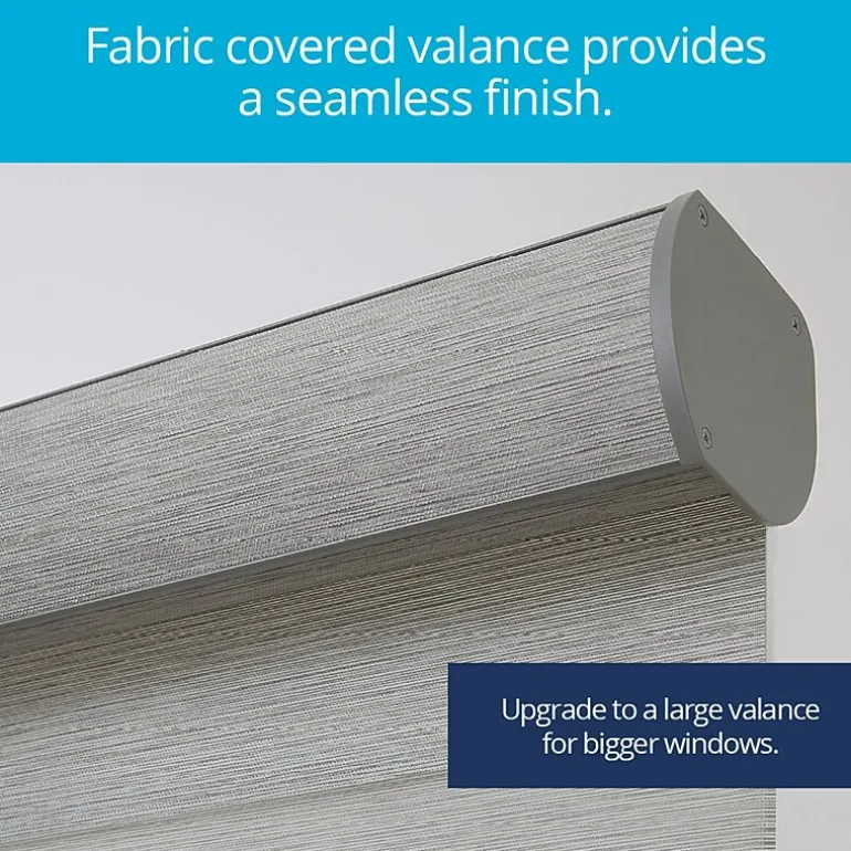 LEVOLOR Arianna Banded Custom Light-Filtering Cordless Sheer Shade