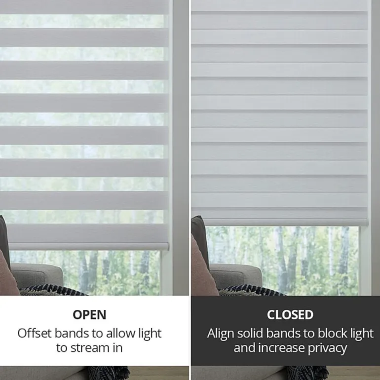 LEVOLOR Arianna Banded Custom Light-Filtering Cordless Sheer Shade