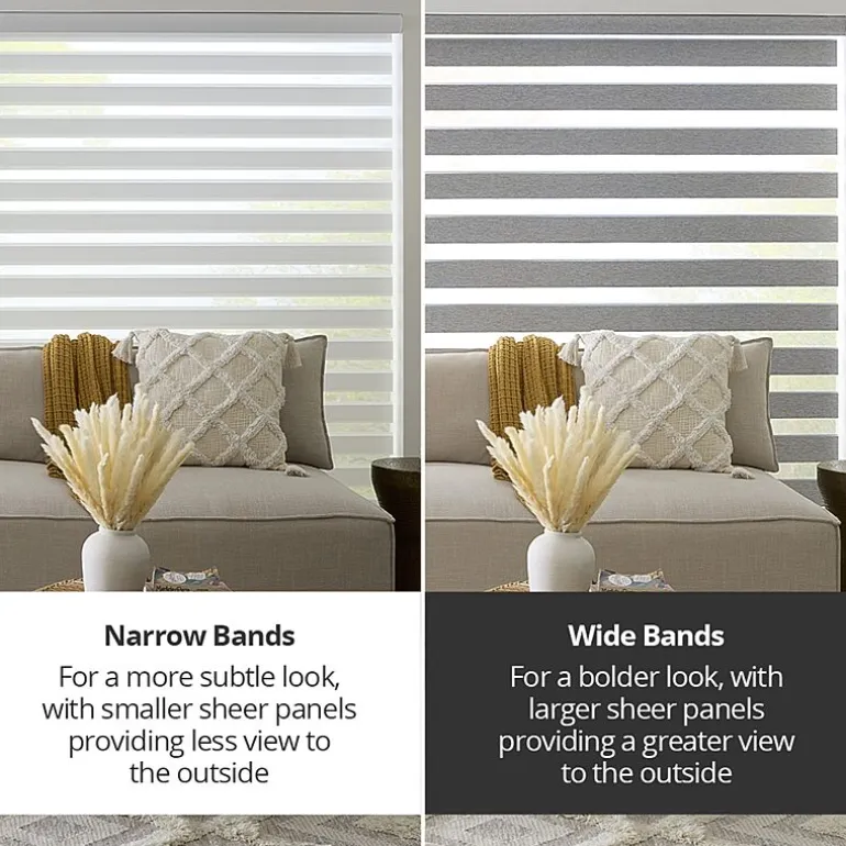 LEVOLOR Arianna Banded Custom Light-Filtering Cordless Sheer Shade