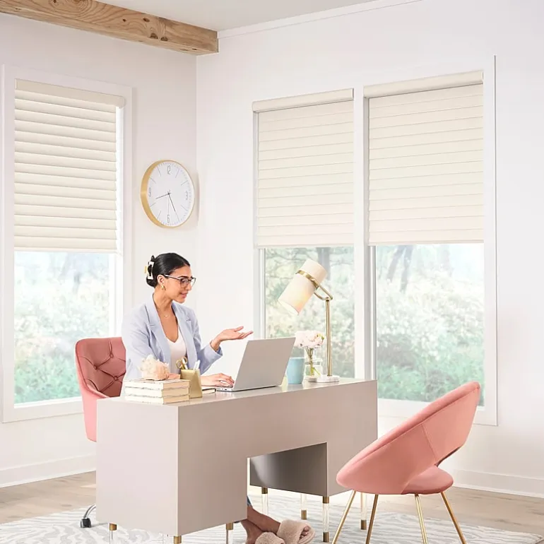 LEVOLOR Astoria Motorized Wand 3" Custom Room Darkening Cordless Sheer Shade