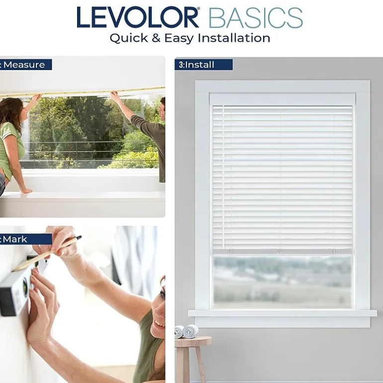 LEVOLOR Basics 2" Cordless Faux Wood Blind