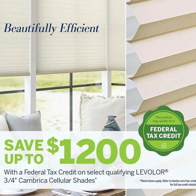 LEVOLOR Cambrica Custom Cordless Blackout Cellular Shade