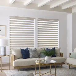 LEVOLOR Emberlyn Banded Custom Light-Filtering Cordless Sheer Shade