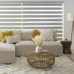 LEVOLOR Emberlyn Banded Custom Light-Filtering Cordless Sheer Shade