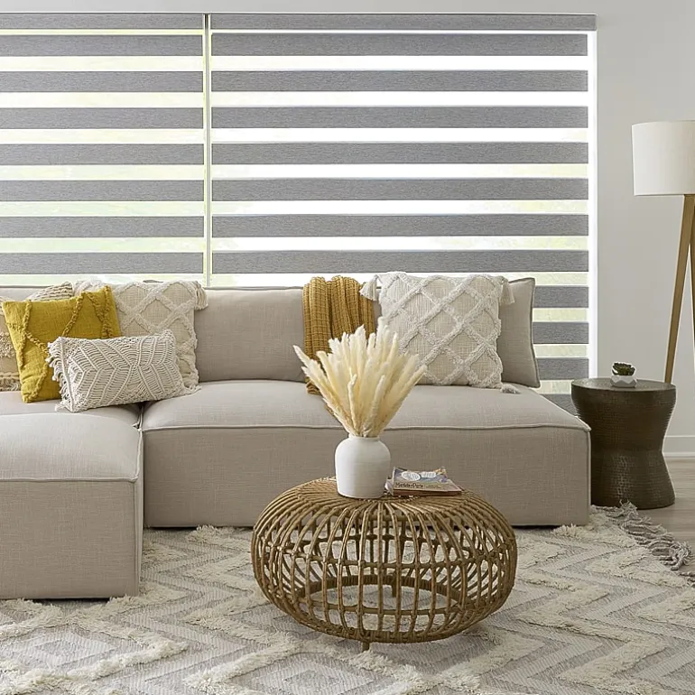 LEVOLOR Emberlyn Banded Custom Light-Filtering Cordless Sheer Shade