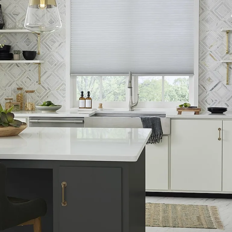 LEVOLOR Silkweave Custom Cordless Light-Filtering Cellular Shade