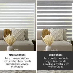 LEVOLOR Valhalla Banded Custom Light-Filtering Cordless Sheer Shade
