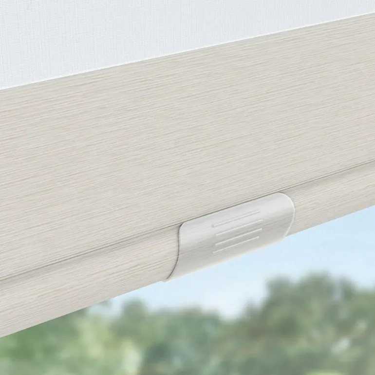 LEVOLOR Woodward Banded Custom Light-Filtering Cordless Sheer Shade