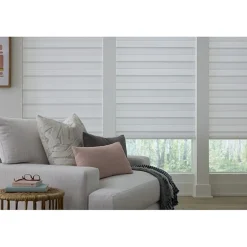 LEVOLOR Woodward Banded Custom Light-Filtering Cordless Sheer Shade