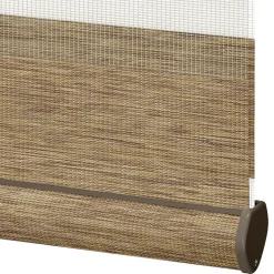 LEVOLOR Woodward Banded Custom Light-Filtering Cordless Sheer Shade