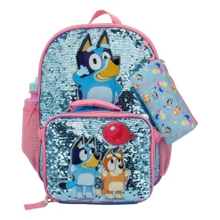 Licensed Bluey 5-Piece Backpack Set