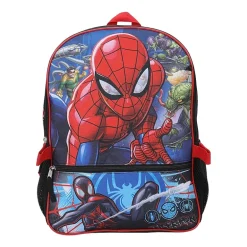 Licensed Marvel Spiderman 5-Piece Backpack Set