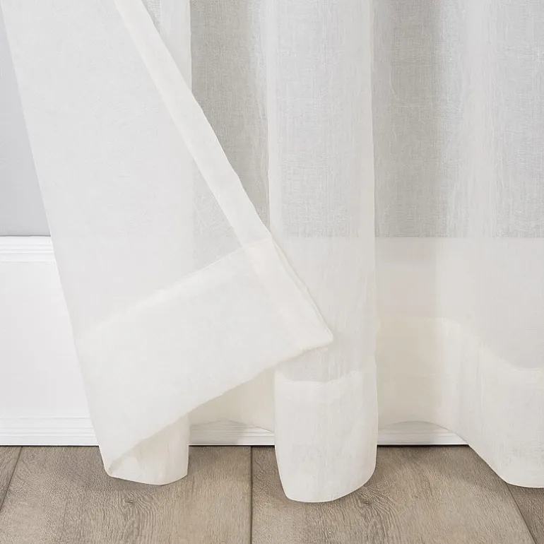 Lichtenberg Lola Rod Pocket Sheer Single Curtain Panel