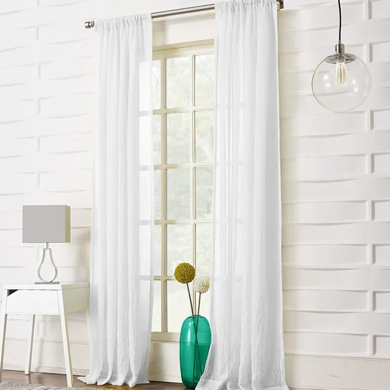 Lichtenberg Lola Rod Pocket Sheer Single Curtain Panel