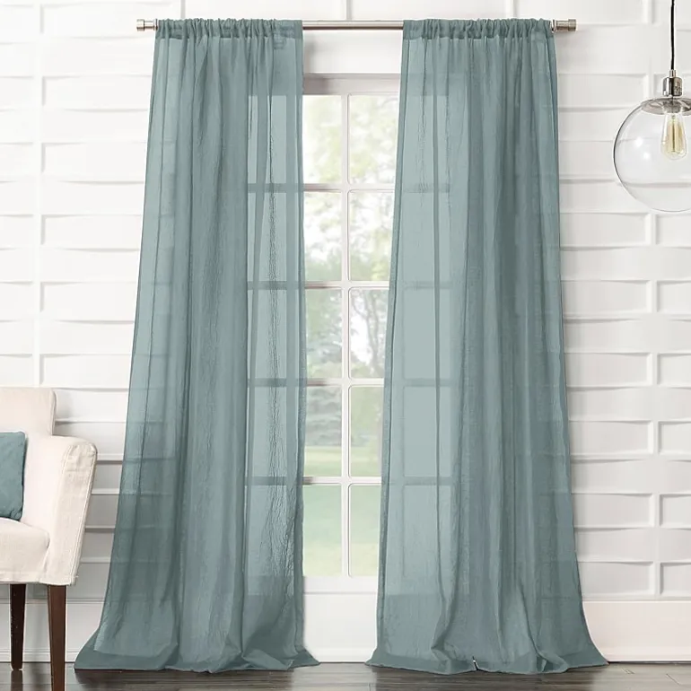 Lichtenberg Lola Rod Pocket Sheer Single Curtain Panel