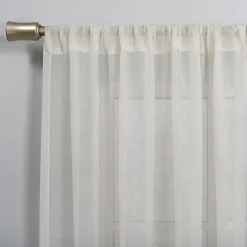 Lichtenberg Lola Rod Pocket Sheer Single Curtain Panel