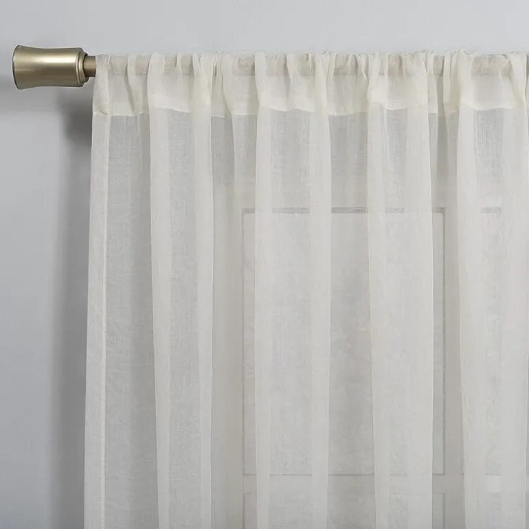Lichtenberg Lola Rod Pocket Sheer Single Curtain Panel