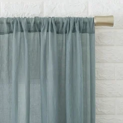 Lichtenberg Lola Rod Pocket Sheer Single Curtain Panel