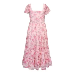 Lilt Big Kid Girls Short Sleeve A-Line Dress