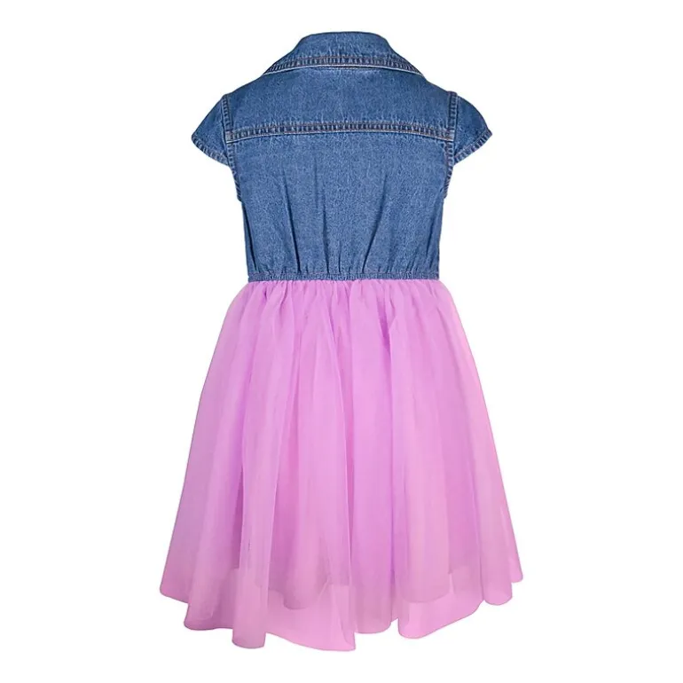Lilt Little Girls Short Sleeve Shirt Dress