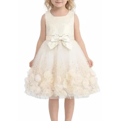 Lilt Little Girls Sleeveless Fit + Flare Dress