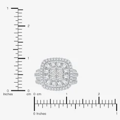 Limited Edition! Womens 1 CT.T.W. Natural Diamond 10K or 14K Gold Cushion Halo Bridal Set