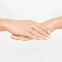 Limited Quantities! (H-I / Si1-Si2) 9-Stone Womens 3MM 1 5/8 CT. T.W. Lab Grown White Diamond 14K Gold Anniversary Wedding Band