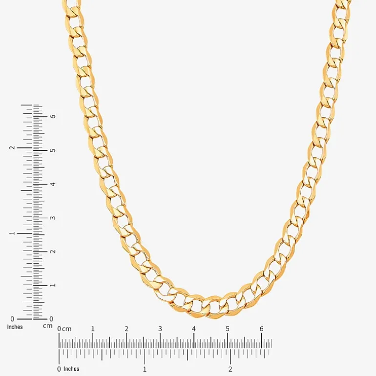 Limited Quantities! Mens 14K Gold 20 Inch Curb Chain Necklace