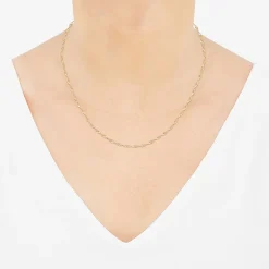 Limited Quantities! Womens 14K Gold 20 Inch Fashion Chain Necklace