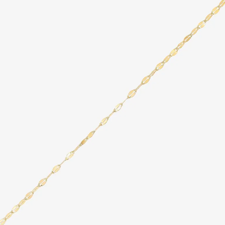 Limited Quantities! Womens 10K Gold 18 Inch Fashion Chain Necklace