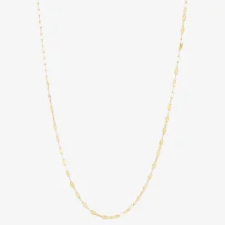 Limited Quantities! Womens 10K Gold 18 Inch Fashion Chain Necklace